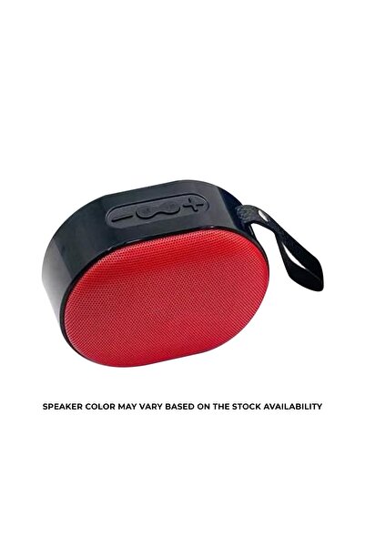 Zen Store مكبر صوت لاسلكي صغير متعدد الوظائف للاستخدام الخارجي بلون أحمر مع ص...