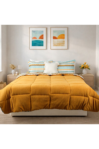 Luna Bueno Sherpa Comforter Çift Kişilik Uyku Seti
