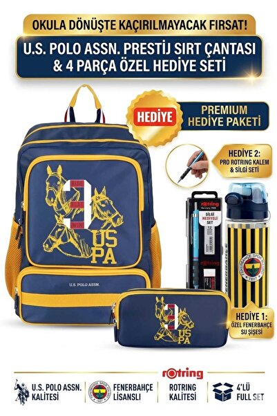 U.S. Polo Assn. U.s. Polo Okul Sırt Çantası , Kalem Çantası