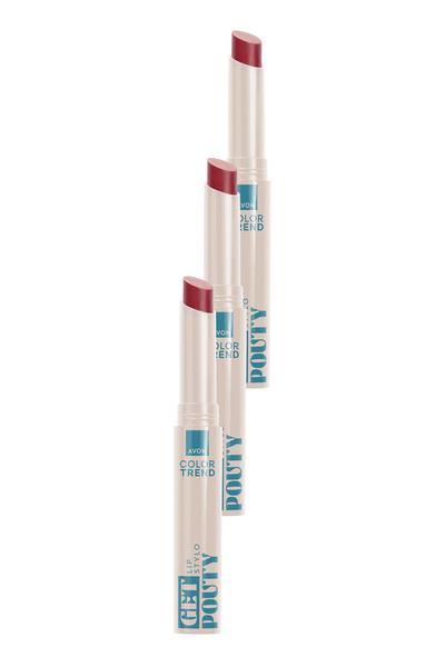 AVON Ultra Beauty Ruj Stylo Frisky Red Üçlü Set