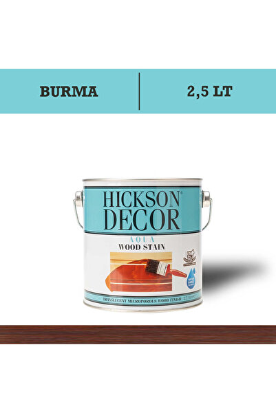 Hemel Hickson Decor Ultra Aqua Wood Stain - Su Bazlı Renkli Ahşap Vernik