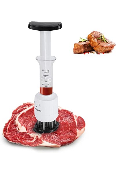 Profisher Et Yumuşatıcı Delici İğne, Sos Şırıngası Pres Tipi Marine Lezzeti