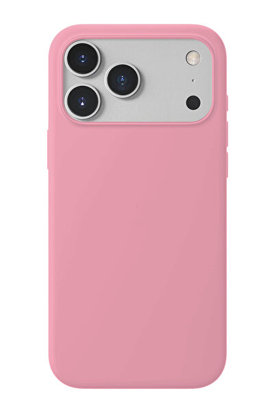 shoptocase iPhone 17 Pro Uyumlu İçi Süet, Dışı Yumuşak Lansman Telefon Kılıfı