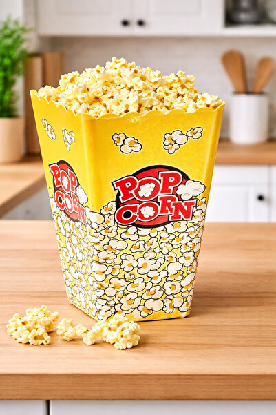 Charlotte Candle Movie Day XI Sarı Popcorn Patlamış Mısır Kovası - Çerezlik A...