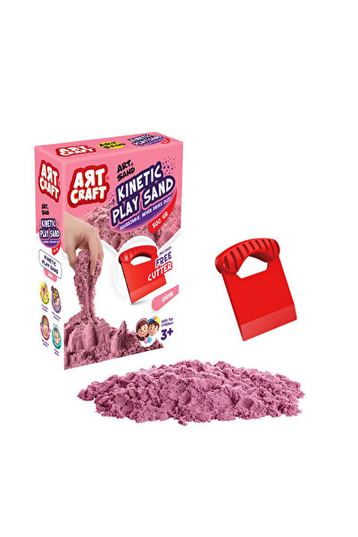 Doğan Oyuncak Dünyası Pink Kinetic Play Sand with Accessories (500 Gr.) - Art...