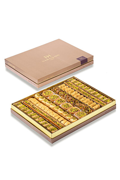 DAMASKİNO HOME Karışık Fıstıklı Künefeli Baklava Çeşitler 1 Kg