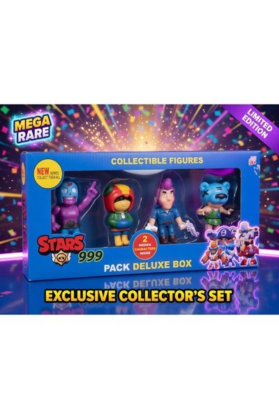 Natavanbutık 🌟 🎮   مجموعة شخصيات براول ستارز 999 ديلوكس هيروز 🦸 ‍ ♂️ 👑 2