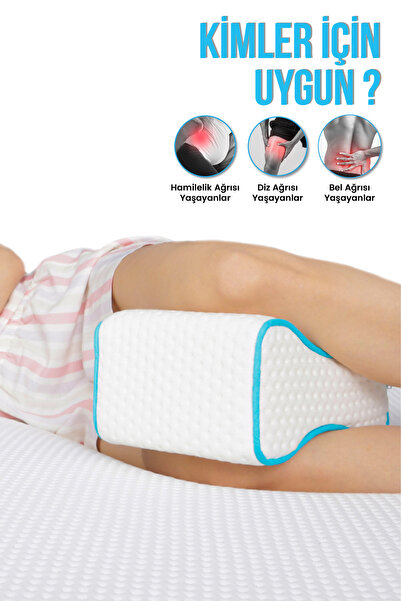 Viscofoam Ортопедична подушка для колін Luna, подушка для ніг Visco - 25x20x1...