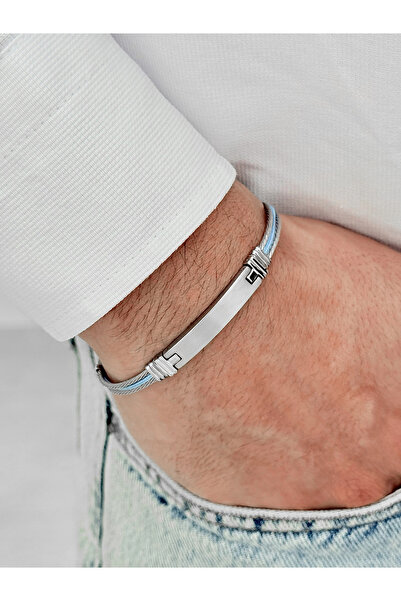 FERRO سوار رجالي من الفولاذ الفضي والأصفر FRJ10134A-D مع ضمان لمدة عامين مع ع...