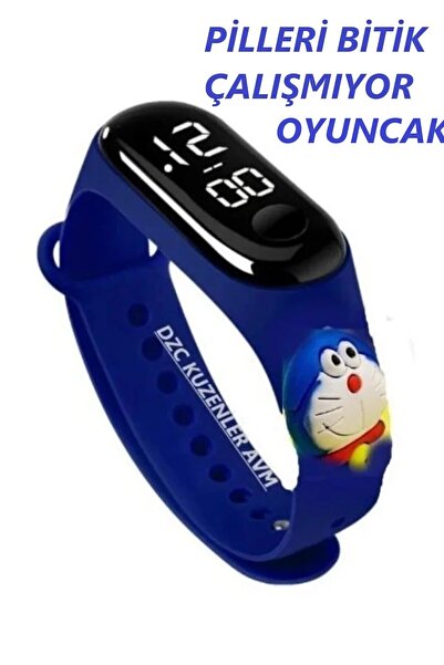 DZC KUZENLER AVM Kedi Doraemon Led Dokunmatik Ekranlı Dijital Çocuk Ve Genç K...