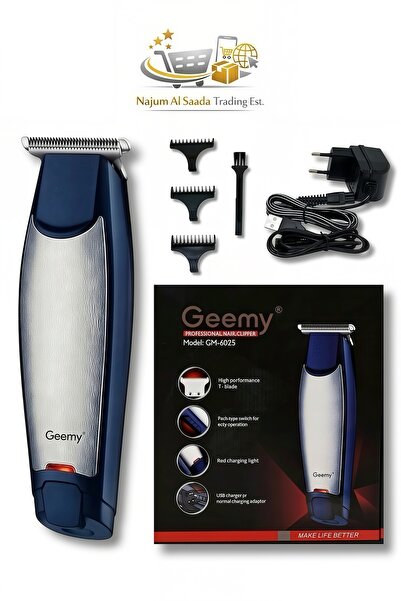 Generic ماكينة حلاقة الشعر الاحترافية من جيمي، لاسلكية، قابلة لإعادة الشحن عب...