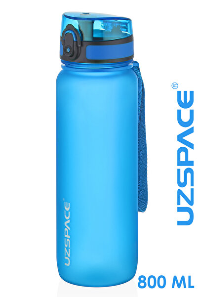 Uzspace 800 مل حجم جديد 25 سم زجاجة مياه تريتان خالية من مادة BPA لا تسرب الر...