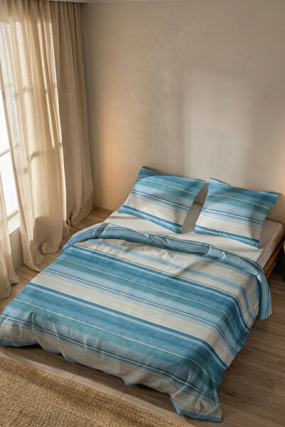 Menderes Home Σετ Μονό Παπλωματοθήκη από Βαμβάκι Συλλογής Σουγιάλοου