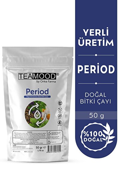 TEAMOOD Onka Farma Regl Period Çayı - Pms Adet Regl Dönemine Özel Şekersiz Do...