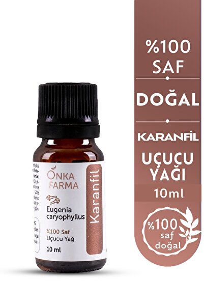 OnkaFarma Onka Farma Karanfil Yağı - %100 Saf Karanfil Uçucu Yağı - 10 Ml