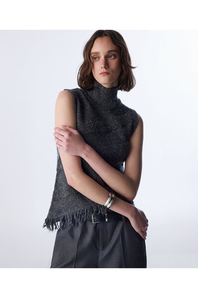 Twist METALİK İPLİKLİ TRİKO SÜVETER