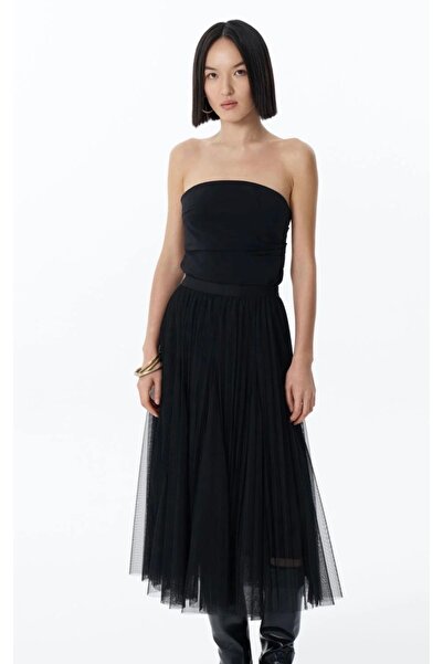 ALVWOMAN Black Tulle Skirt