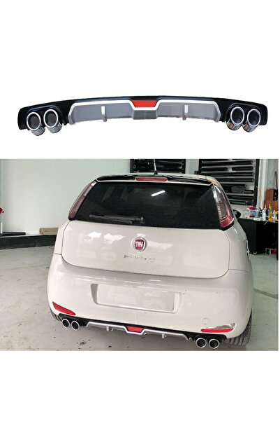 Genel Markalar Fiat Punto Difüzör Arka Tampon Eki 4 Egzoz Çıkışlı