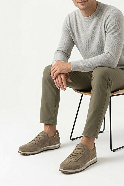 Ziya , رجال جلد أصلي حذاء رياضي 1611026Z2292 ساند