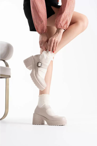 Belinora Γυναικεία Μπεζ Casual Παπούτσια TR06MS05D