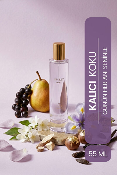 TDRS Secret Way 55 ML İris Çiçeği Özel Seri Uzun Süre Kalıcı Kadın Parfüm