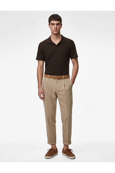 Koton Kısa Kollu Pamuklu Slim Fit Polo Yaka Tişört