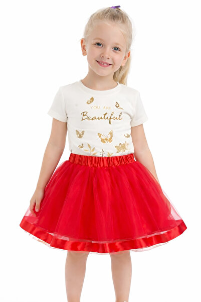 FESSHERA KİDS Κοριτσίστικη Φούστα Ειδική Φούστα για τις 23 Απριλίου και 29 Οκ...