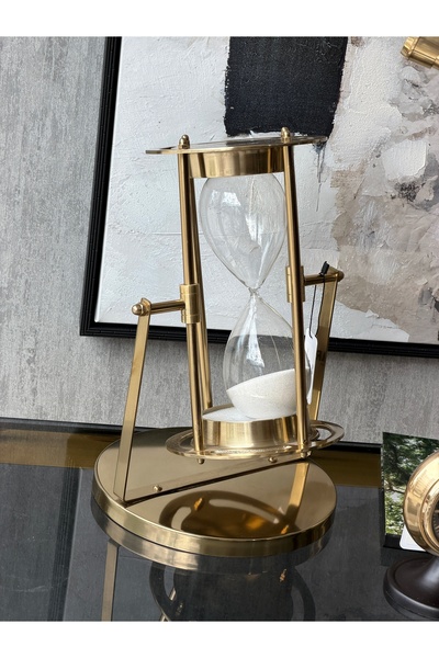 YASAR CONCEPT Velance Metal Mega Kum Saati 26x36 Cm