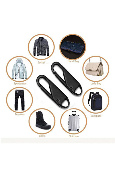 Zipperstop ZipGO - Pack of 10 Multifunctional Metal Carabiners