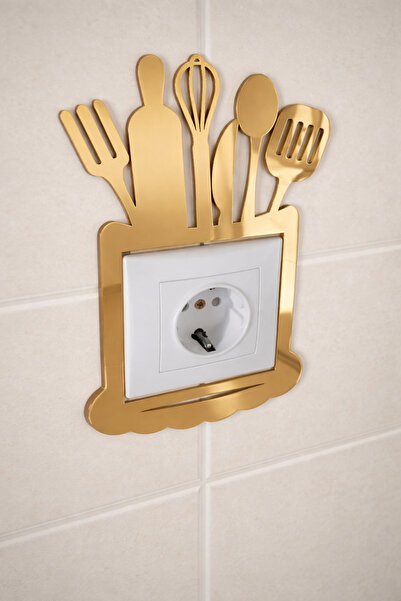 VENON Dekoratif Mutfak Priz Kenarı Süsü Pleksi Priz Anahtar Çerçevesi Kendind...