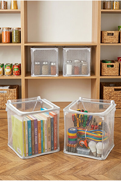 SER&YAT Οργανωτής ντουλαπιών σε σχήμα κύβου με τετράγωνο σχέδιο, διαφανές |  ...