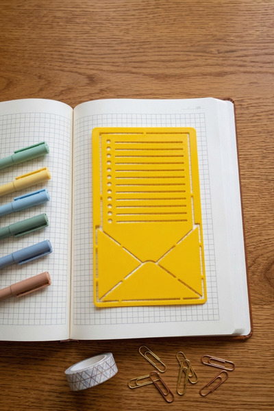 Karmelom Studio Χάρακας με θέμα το φάκελο σημειώσεων και επιστολών Bullet Jou...