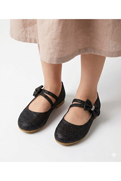 PATİK BEBE ΚΟΡΙΤΣΙΣΤΙΚΟ ΜΑΥΡΟ Λουστρίνι Φιόγκος ΚΑΙ ΠΕΤΡΑ ΚΟΜΨΕΣ ΜΠΑΜΠΕΤ