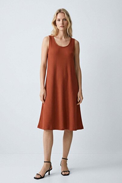 COTENCONCEPT A-Line Comfortable Dress with Drapey Thick Straps