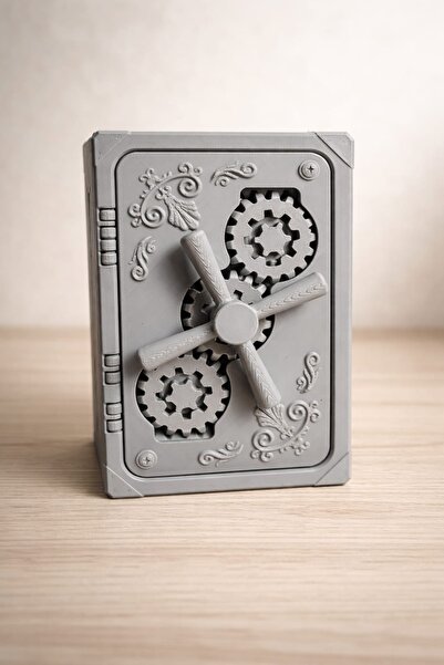 Olivians Coffee Olivian's Safe Bey Piggy Bank - Kasa Kumbara ( Düz Gri)