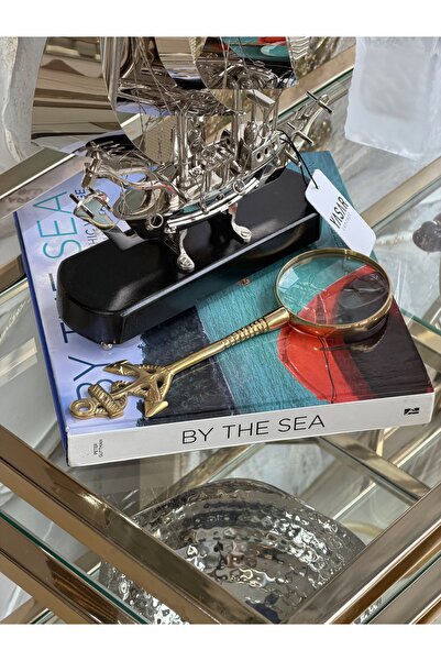 YASAR CONCEPT Lupă din alamă Nauteron 8x24 cm