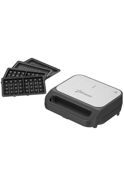 STARCREST Συσκευή παρασκευής σάντουιτς XL 3 σε 1 SSM-3110XL, 3 τύποι αποσπώμε...