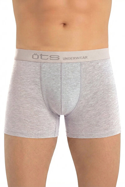 Öts بوكسر رجالي من الليكرا باللون الرمادي