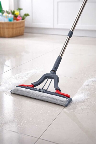 Zariff Home Süngerli Sıkmalı Yer Fayans Temizlik Kelebek Paspas