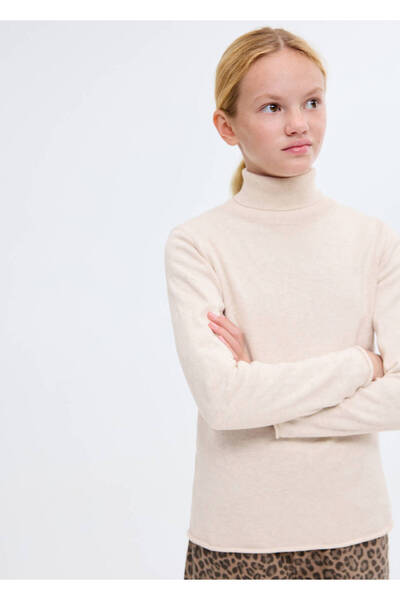 MANGO Kids Pulover tricotat cu gât rotic