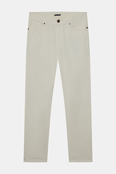 W Collection BEYAZ PARÇA BOYALI BES CEP SPOR PANTOLON