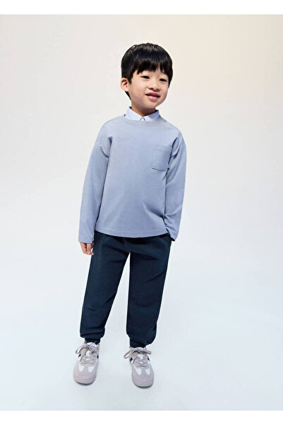 MANGO Baby Pamuklu jogger pantolon