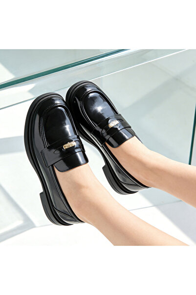 Tmall Pantofi casual de dama,Din piele ecologica,P1274,Negru