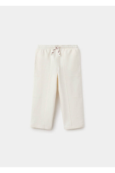 MANGO Baby Bağcıklı pamuklu pantolon