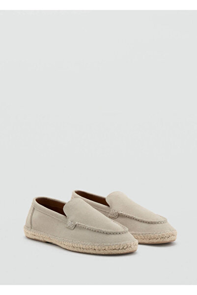 MANGO Man Jüt deri ayakkabı