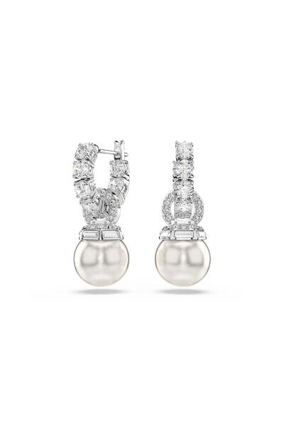 Swarovski Matrix Silberfarbene Ohrstecker 5691716