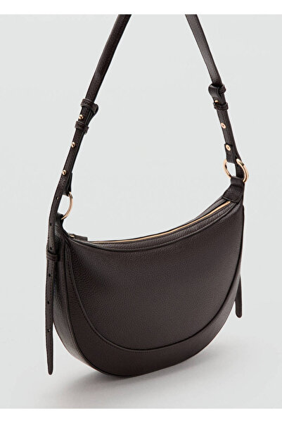 MANGO Woman Oval omuz çantası