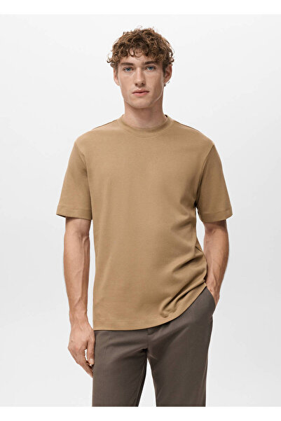 MANGO Man Medium weight regular fit tişört