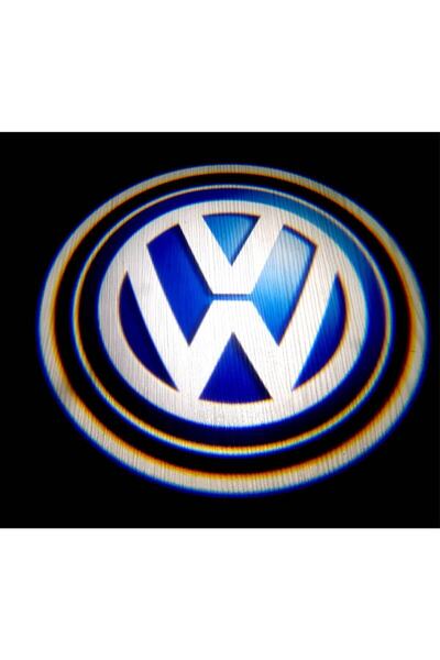 FEMEX Volkswagen Araçlar Için Pilli Yapıştırmalı Kapı Altı Led Logo-