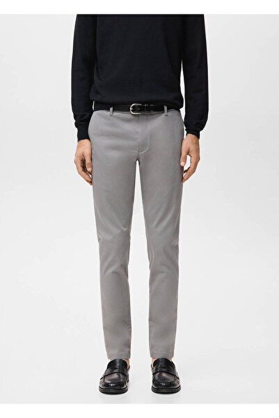 MANGO Man Barna slim fit chino twill pantolon